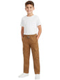 Image for Kids Boy's Plain Pants,Brown