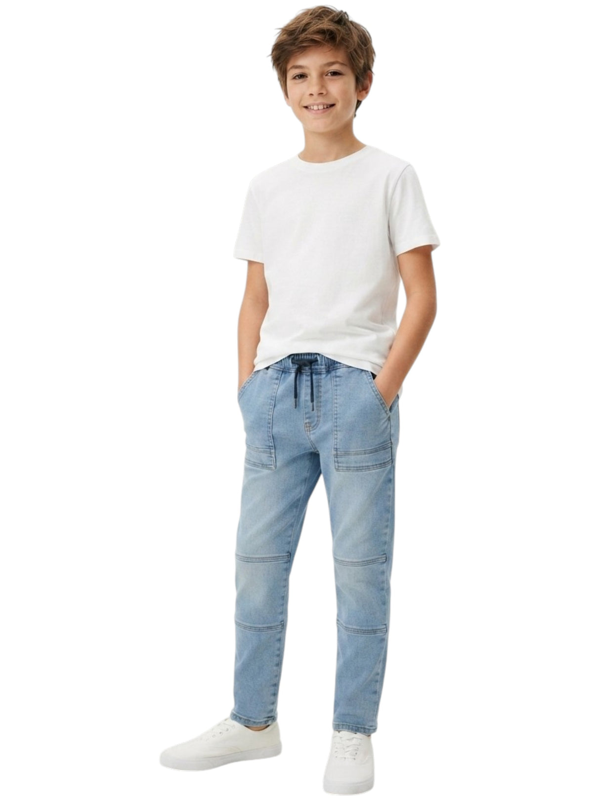 Image for Kids Boy's Plain Jeans,Blue