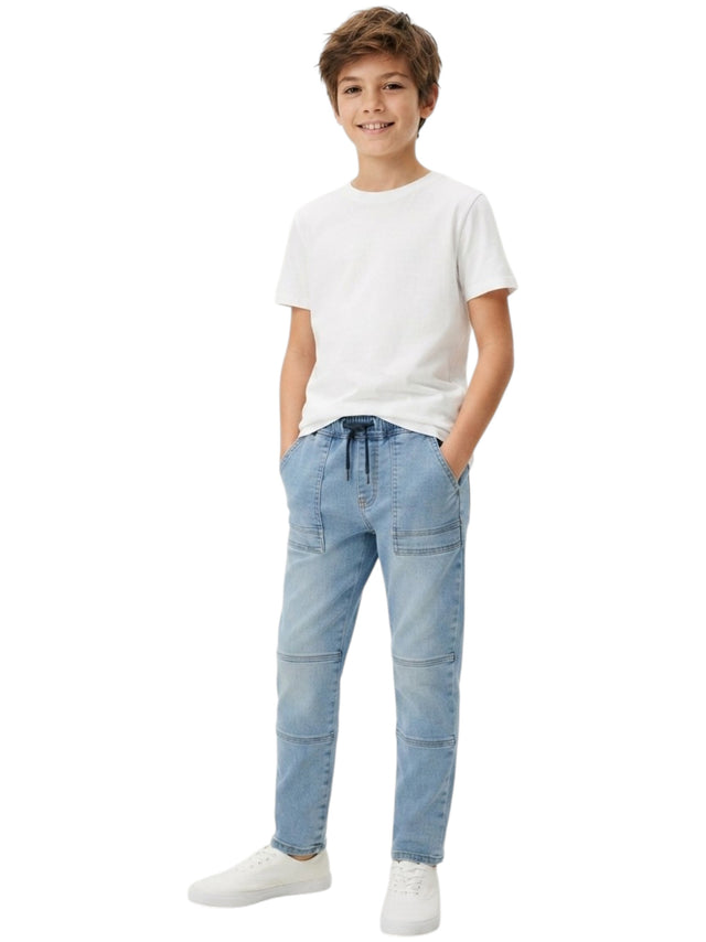 Image for Kids Boy's Plain Jeans,Blue