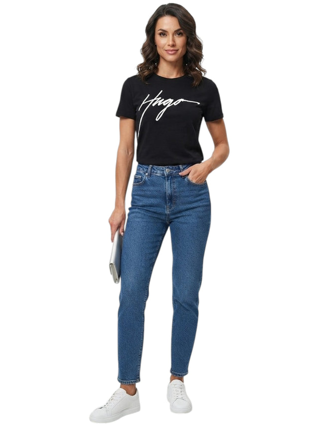 Image for Women's Printed Top,Black