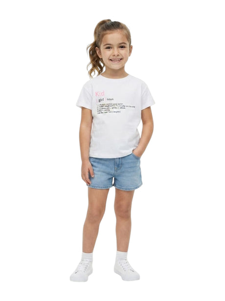 Image for Kids Girl's Printed Top,White 