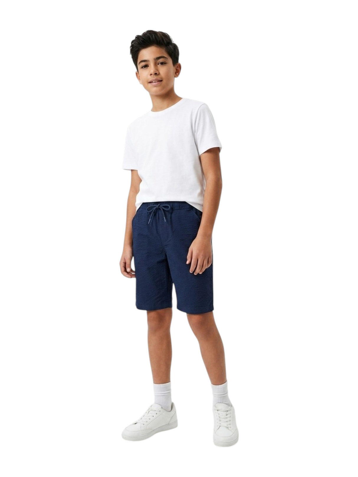 Image for Kids Boy's Plain Short ,Navy