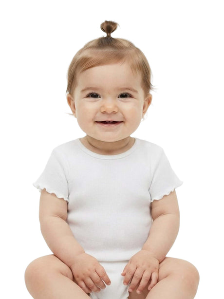 Image for Kids Girl's Plain Top,White
