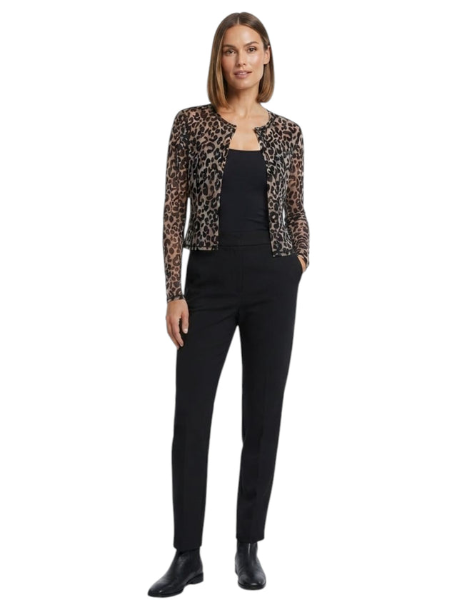 Image for Women's Printed Cardigan Top,Tiger