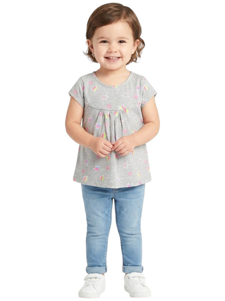 Image for Kids Girl's Printed Top,Grey