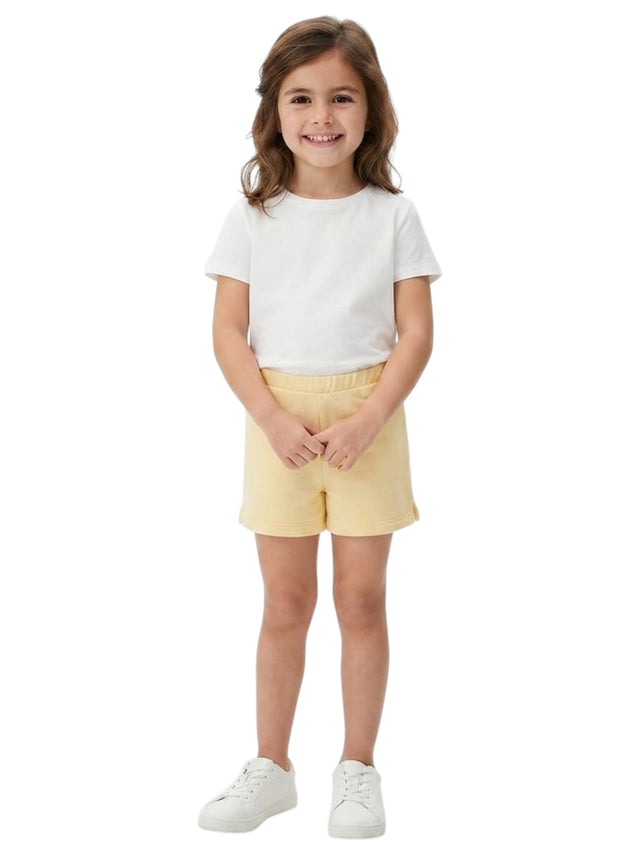 Image for Kids Girl's Plain Solid Short,Yellow