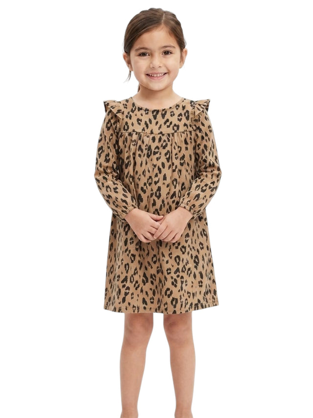 Image for Kids Girl's Printed Dress,Tiger
