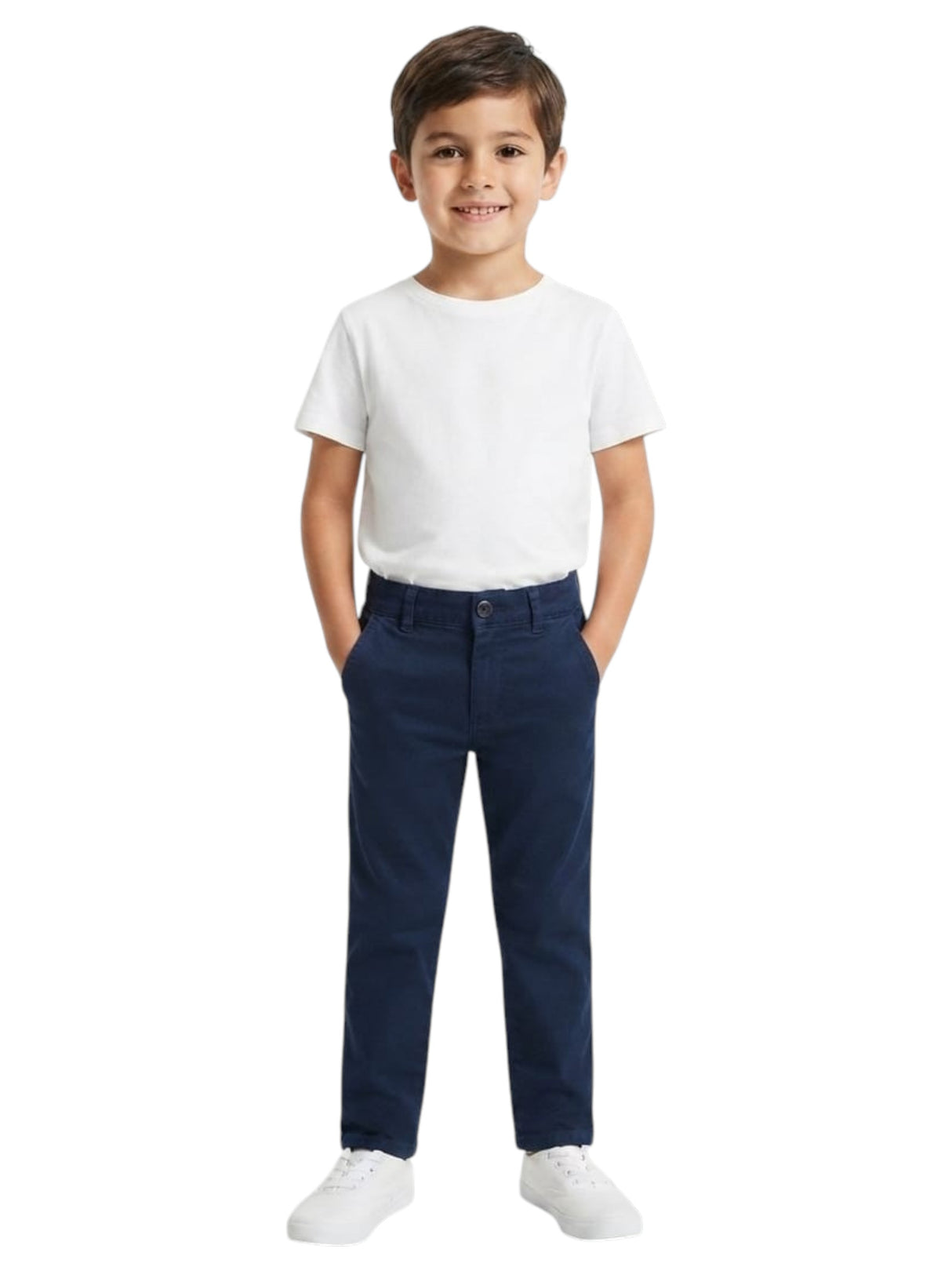 Image for Kids Boy's Plain Solid Pant,Navy