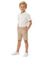 Image for Kids Boy's Plain Solid Short,Beige