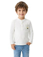 Image for Kids Boy's Plain Top,White