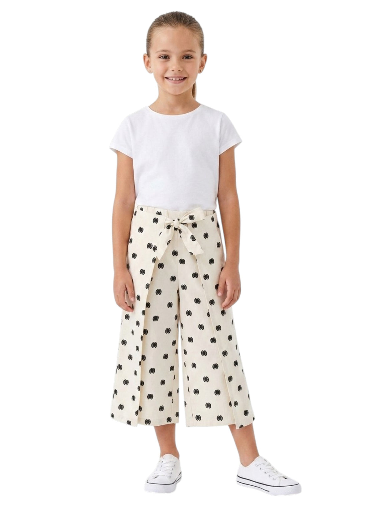 Image for Kids Girl's Printed Pant,Beige