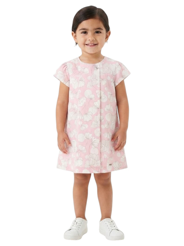 Image for Kids Girl's Floral Printed Dress,Pink