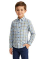 Image for Kids Boy's Plaid Dress Shirt,Multi