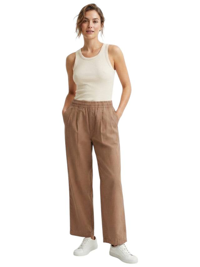Image for Women's Plain Pants,Brown