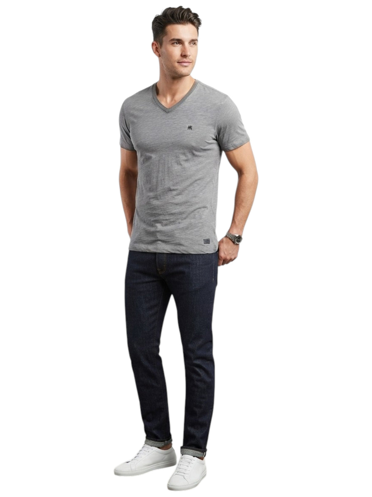 Image for Men's Plain Top,Grey