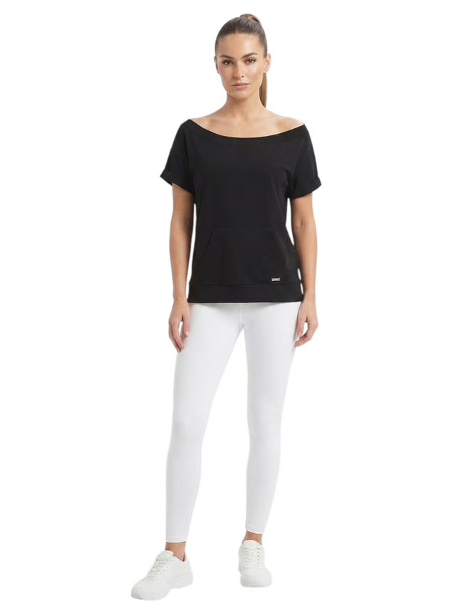 Image for Women's Plain Solid Top,Black