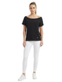 Image for Women's Plain Solid Top,Black