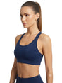 Image for Women's Plain Solid Sport Top,Navy