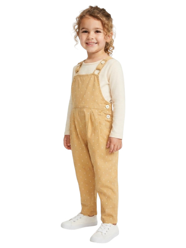Image for Kids Girl's Printed Jumpsuits,Dark Beige