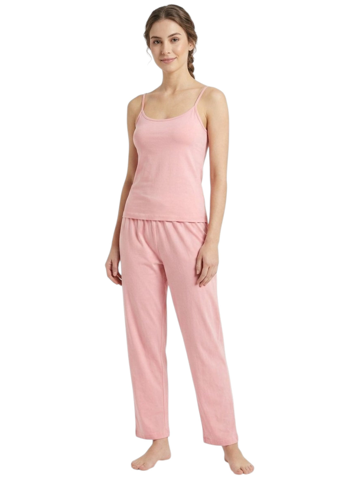 Image for Women's Plain Solid Sleepwear Top,Pink