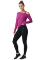 Image for Women's Plain Solid Sport Top,Fuchsia 