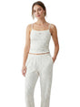 Image for Women's Floral Printed Sleepwear Top,Beige