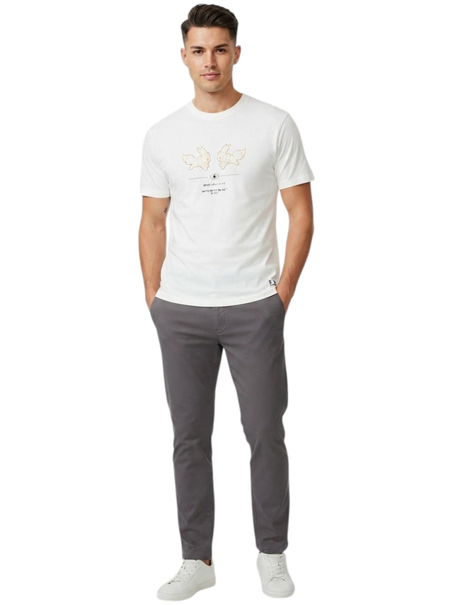 Image for Men's Printed Top,White