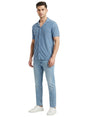 Image for Men's Textured Dress Shirt,Dusty Blue