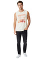 Image for Men's Printed Top,Off White