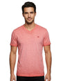 Image for Men's Plain Solid Top,Light Red