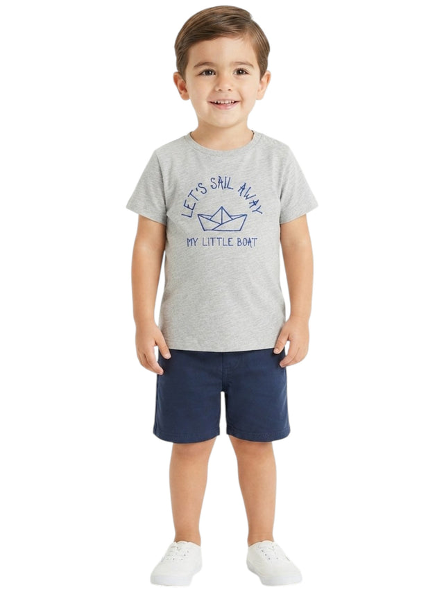 Image for Kids Boy's Printed Top,Grey