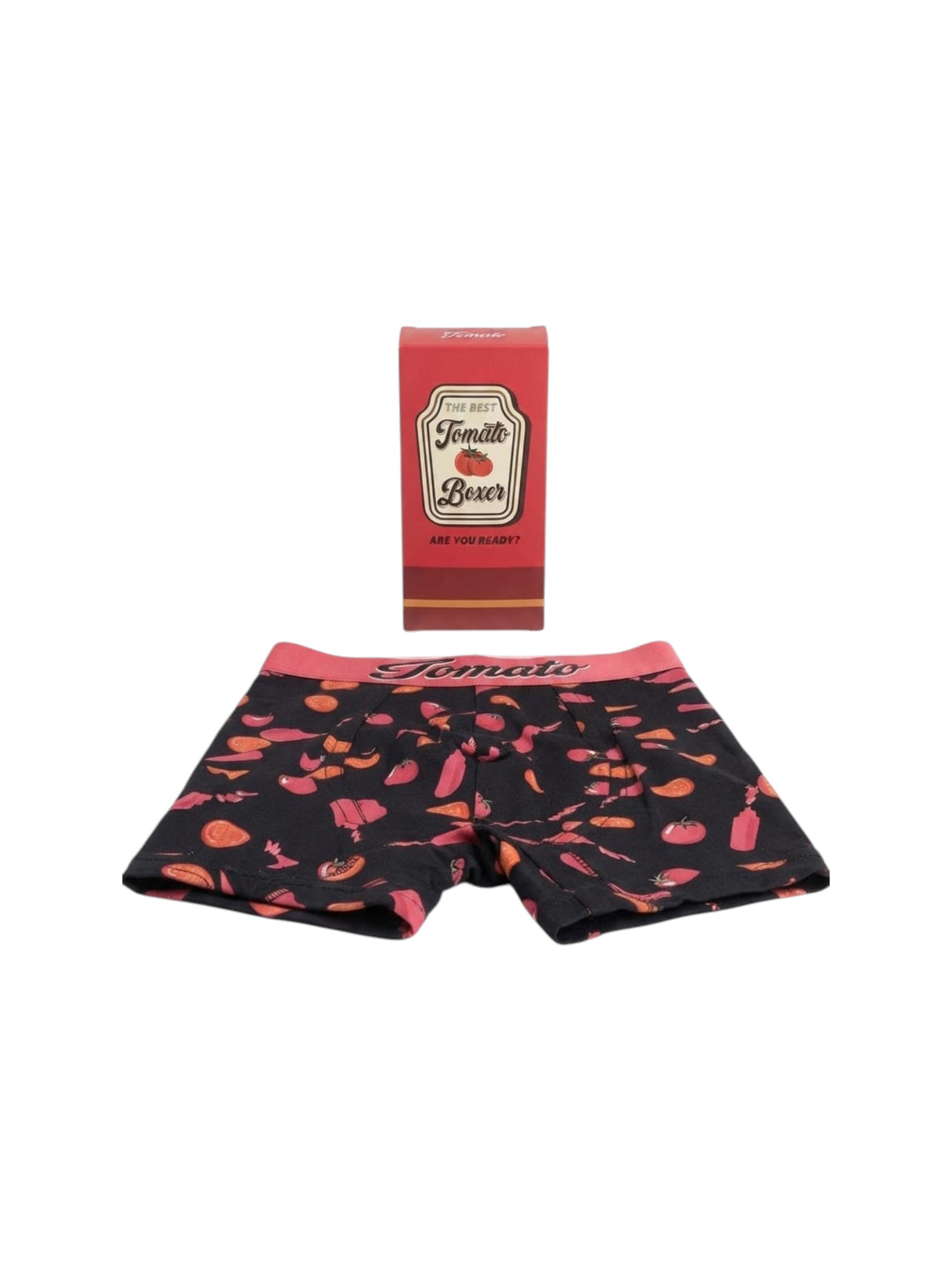 Image for Men's Printed Boxer,Red/Black