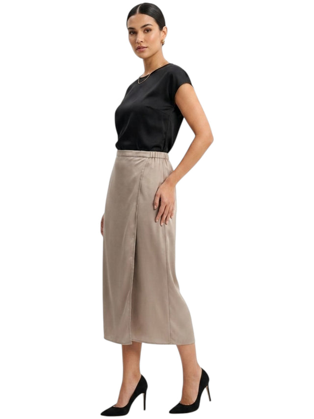 Image for Women's Plain Skirt,Beige