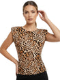 Image for Women's Printed Top,Tiger