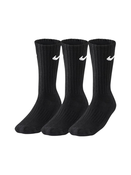 Image for Men's Knitted Long Thin Socks Set 3Pieces,Black