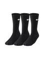 Image for Men's Knitted Long Thin Socks Set 3Pieces,Black