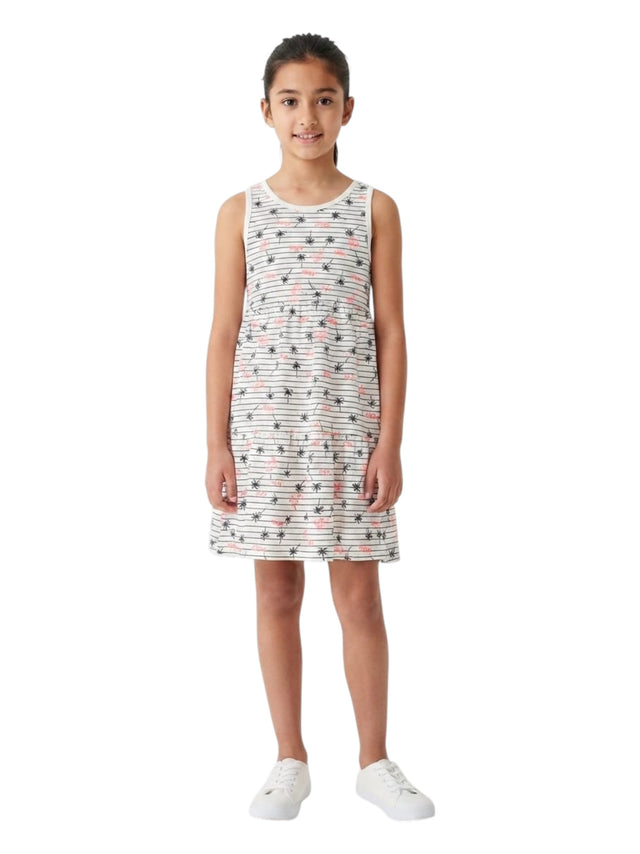 Image for Kids Girl's Printed Dress,White