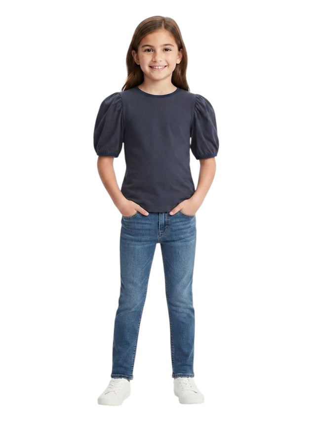 Image for Kids Girl's Plain Top,Dark Grey