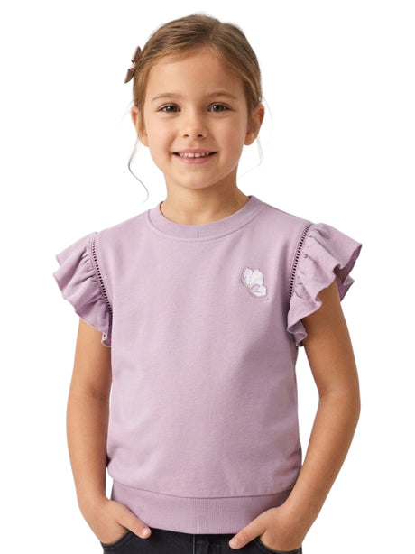 Image for Kids Girl's Plain Top,Purple