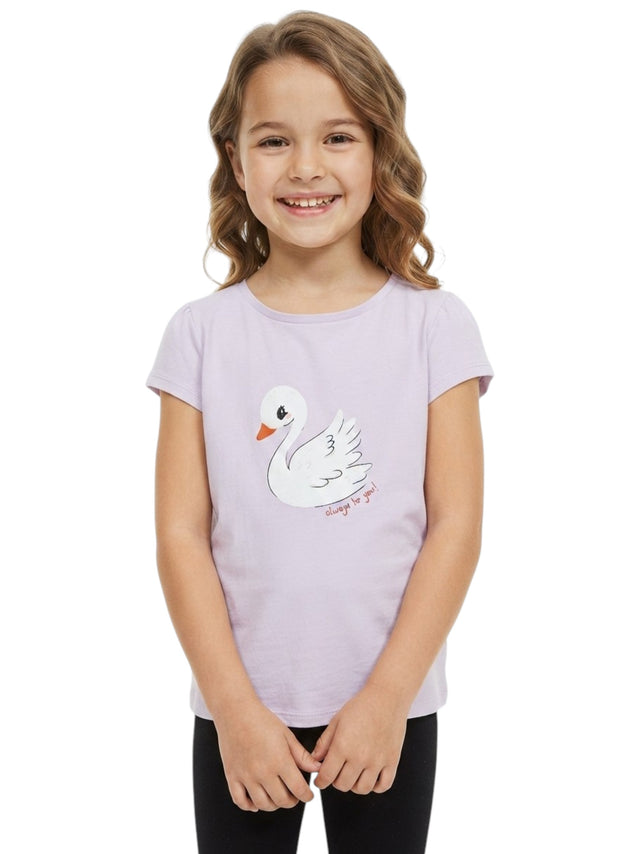 Image for Kids Girl's Printed Top,Mauve
