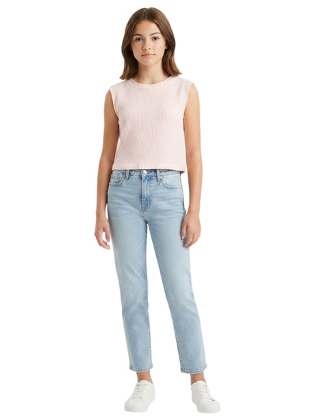 Image for Kids Girl's Stripped Top,White/Pink