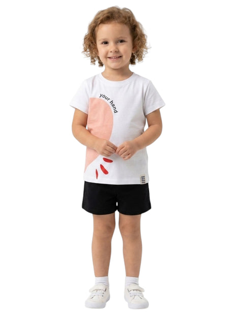 Image for Kids Girl's Printed Top,White