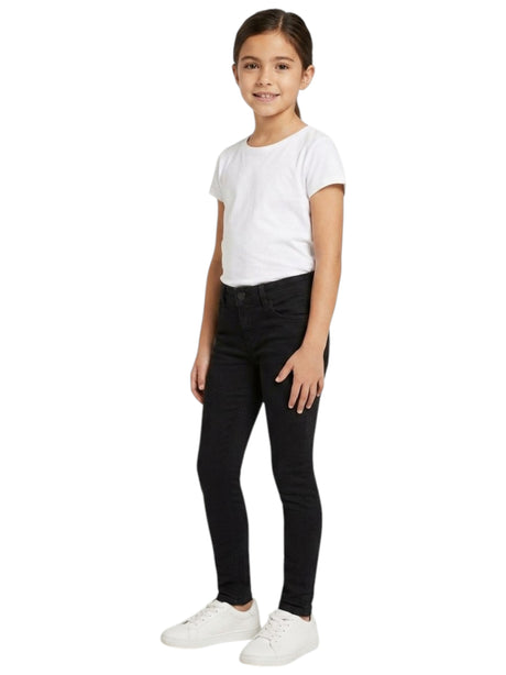 Image for Kids Girl's Plain Pants,Black