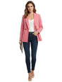 Image for Women's Plain Blazers,Pink