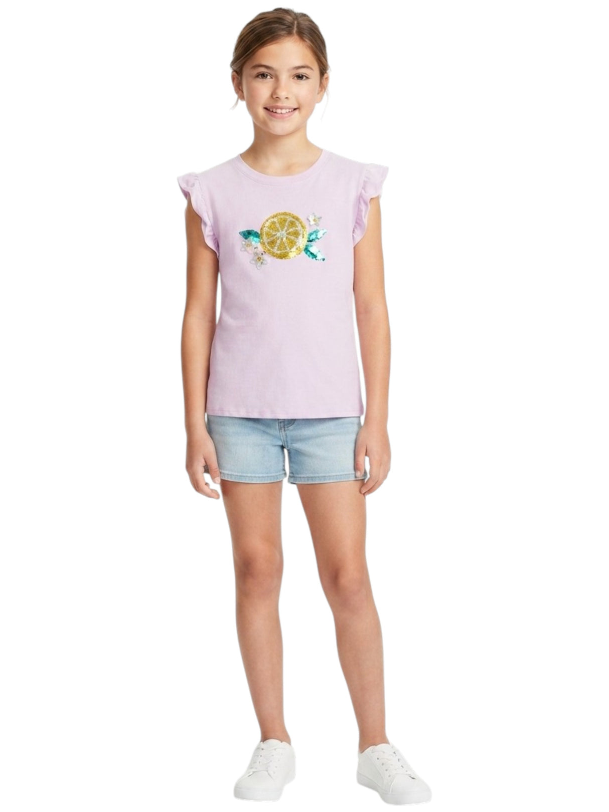 Image for Kids Girl's Squin Top,Mauve