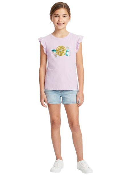 Image for Kids Girl's Squin Top,Mauve