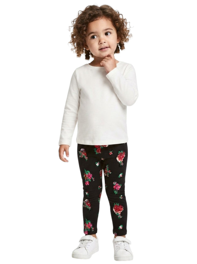 Image for Kids Girl's Printed Pants,Black