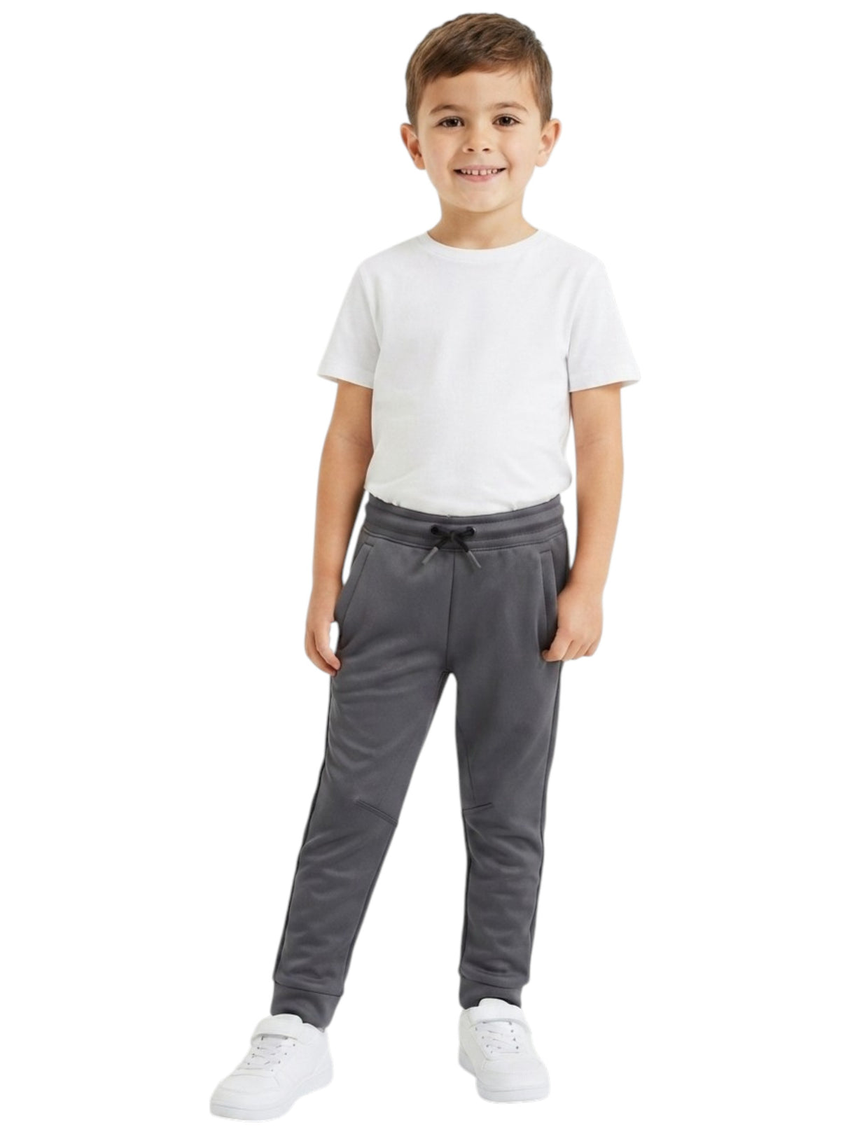 Image for Kids Boy's Plain Pants,Grey