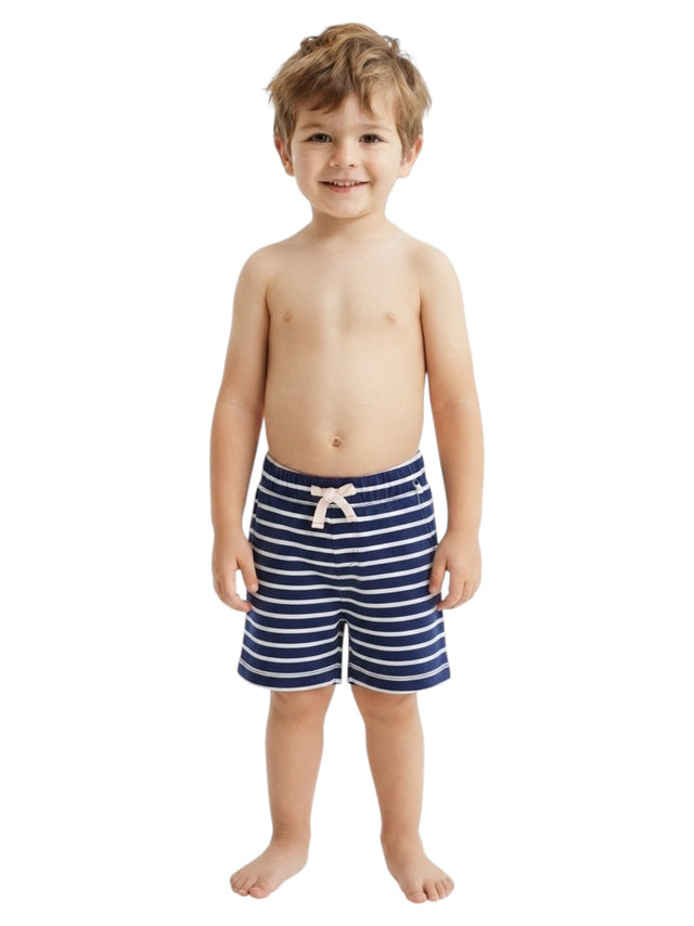 Image for Kids Boy's Stripped Short,Navy