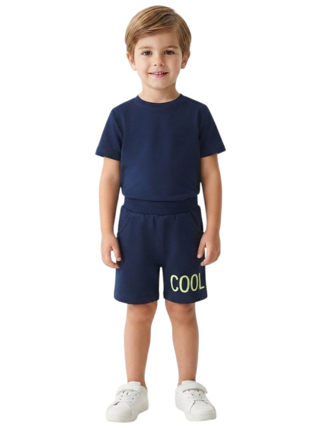 Image for Kids Boy's Plain Short,Navy